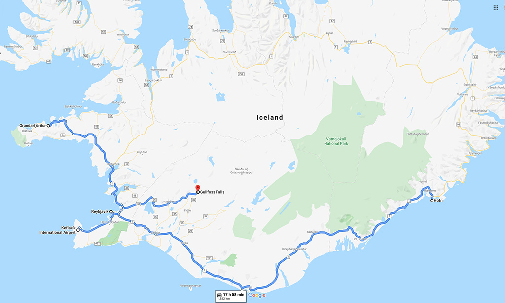 Iceland Map
